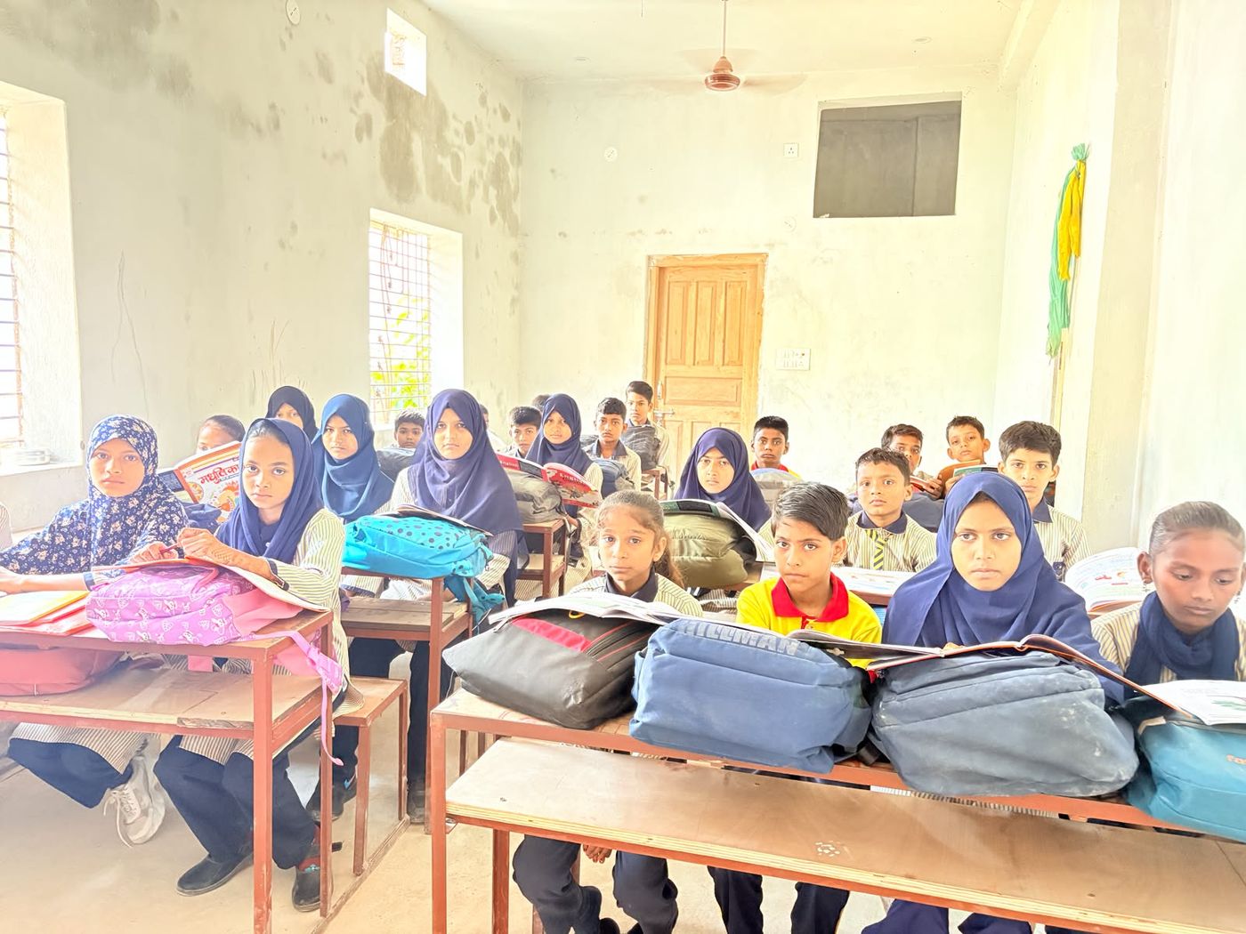 Students taking part in a cultural program